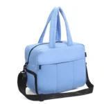Multifunction Puffer Duffel Bag with Shoe Compartment - Image 8
