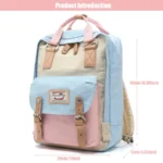 Large Capacity Nylon Rucksack for College & Travel - Image 5