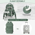 Travel Backpack for Men & Women – Airline Approved Cabin Bag - Image 5