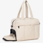Multifunction Puffer Duffel Bag with Shoe Compartment