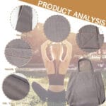 Yoga Pilates Mat Bag – Canvas Shoulder Bag for Fitness - Image 2