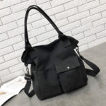 Women's Bag Cross Shoulder Canvas Bag Women's Single Shoulder Handheld Bag Japanese Simple Art - Image 2