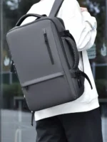 Multi-Pockets Adjustable Straps Backpack Bag - Image 4