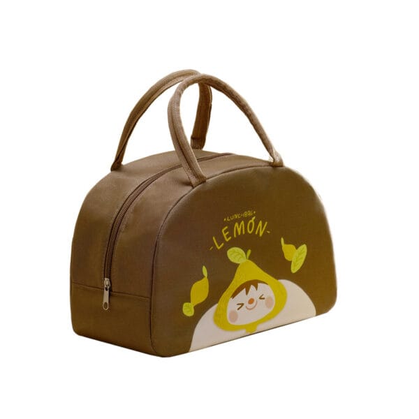 Cute Cartoon Thick Lunch Bag – Insulated & Portable