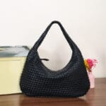 Stylish Patchwork PU Leather Shoulder Bag for Daily Outfits - Image 11