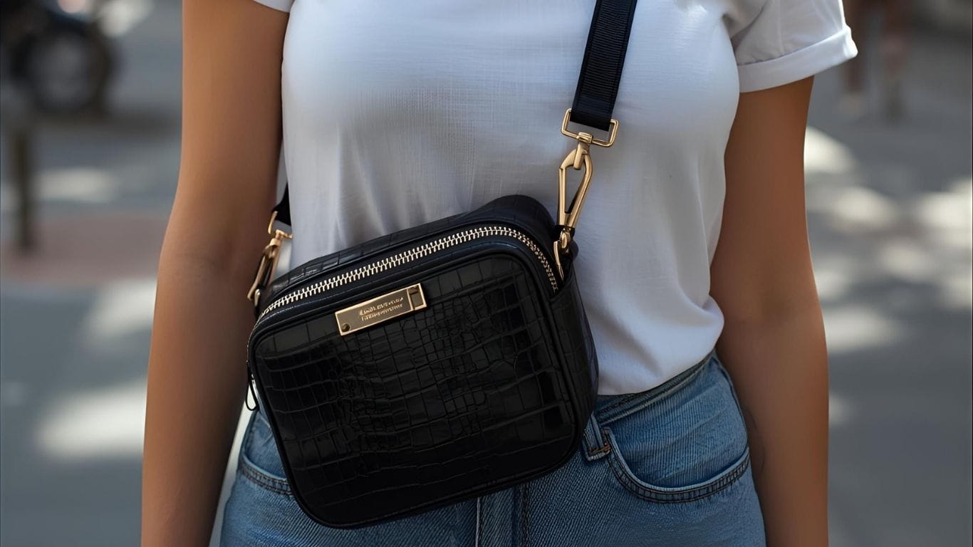 how to wear sling bag woman