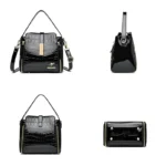 Luxury Crocodile Pattern PU Leather Women’s Tote Bag - Image 3