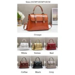 Luxury Crocodile Embossed Patent Leather Women’s Tote - Image 5