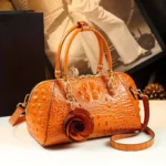 Tote Bag Crocodile Fashion Colorful Alligator Women Handbags Designer Retro Pattern Luxury Soft Leather Shoulder Crossbody Bags - Image 2