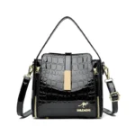 Luxury Crocodile Pattern PU Leather Women’s Tote Bag