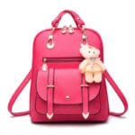 Pure Color Backpack Casual Student Backpack - Image 4